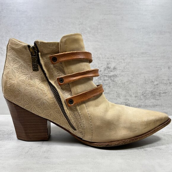 A.S.98 Airstep Strappy Buckle Pointed Toe Booties - Women's Size EU 41 / US 10 - Picture 2 of 10